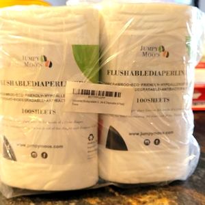 Jumpy mom's flushable diaper liners